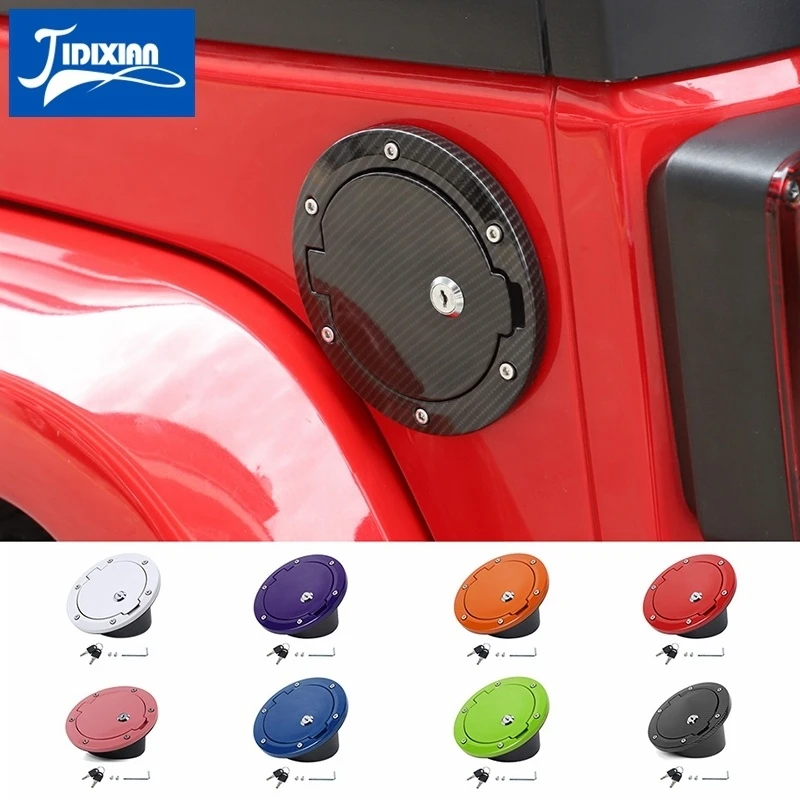 Car Fuel Tank Gas Cap Cover With Key For Jeep Wrangler Jk 2007 2008 2009  2010 2011 2012 2013 2014 2015 2016 2017 Accessories - Tank Covers -  AliExpress