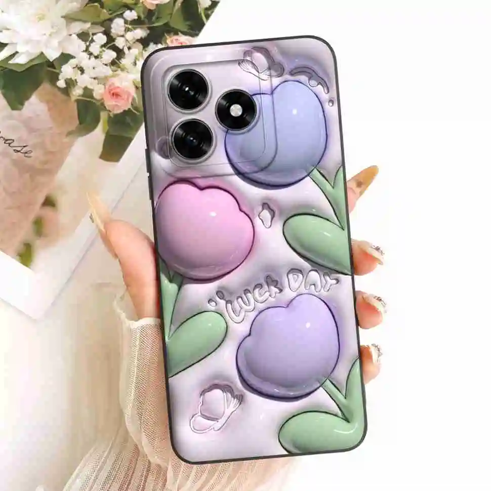 Lovely Sweet Rabbit Panda Soft Silicone Phone Case - Shockproof Bumper Cover