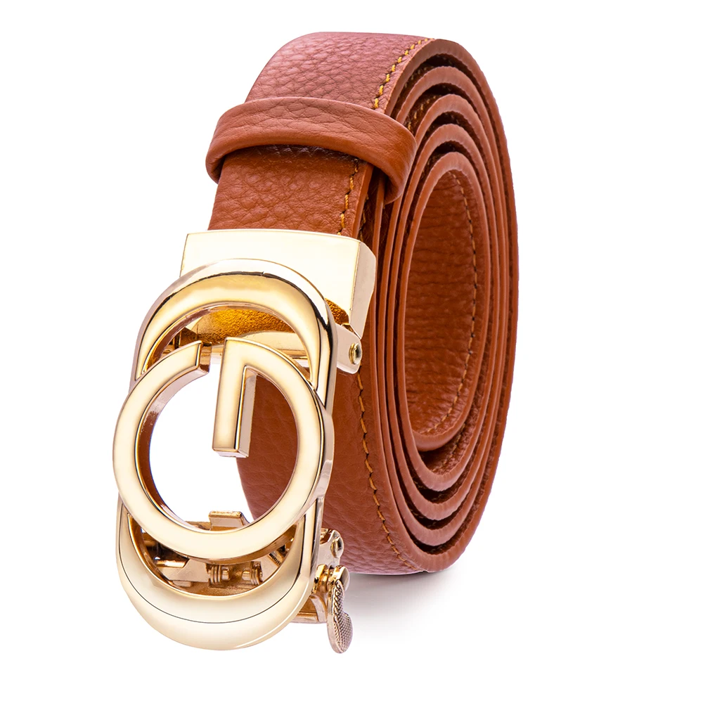 New Trend 2023 Women Belts Brand Designer Luxury belt for women High Quality Cowhide Leather Belt Female Automatic Buckle luxuri