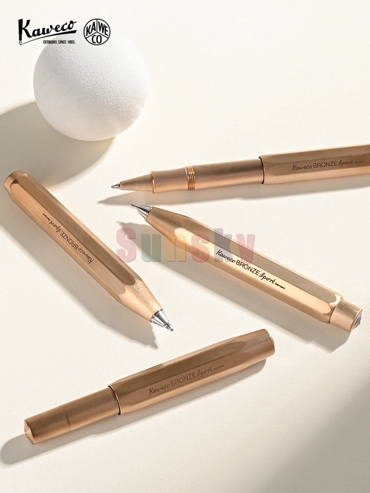 Kaweco-ブロンズボールペン、限定版、メカニカルペンシル、ロール