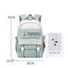 Waterproof Teenage Bookbag Resistant to dirt Nylon Rucksack Fashion Girl Backpack Women School Bag High School Schoolbag Black 6