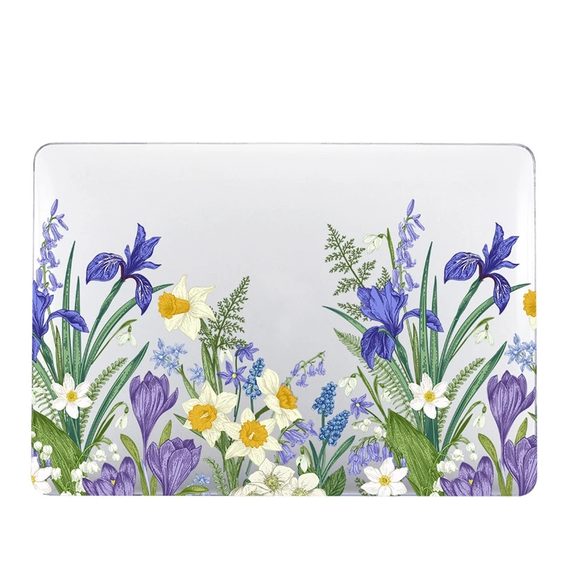 春の植物の花の葉のラップトップケース Macbook Air 13 インチ Pro 12