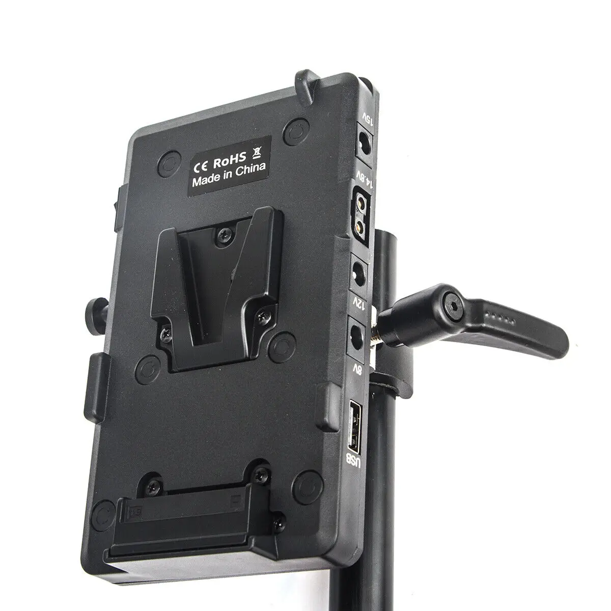 Nuovo Sistema Di Alimentazione V-Mount Adattatore Per Piastra Batteria D-Tap Con Morsetto V-Lock Per Videocamera Dslr Red Arri