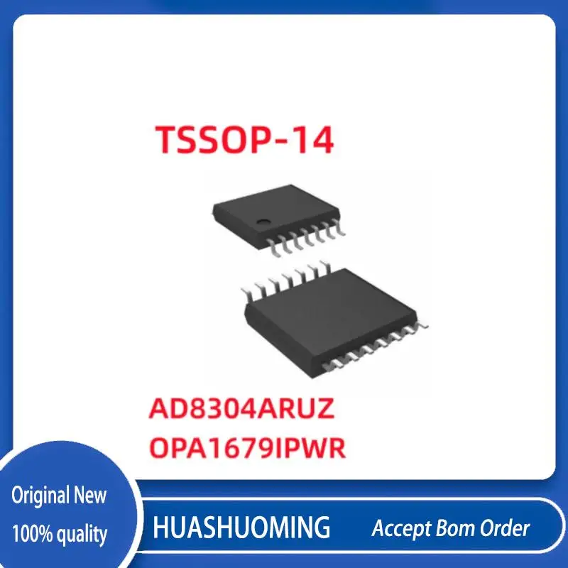 

5PCS-10Pcs/Lot AD8304 AD8304ARU AD8304ARUZ OPA1679IPWR OPA1679 OPA1679IPW TSSOP-14