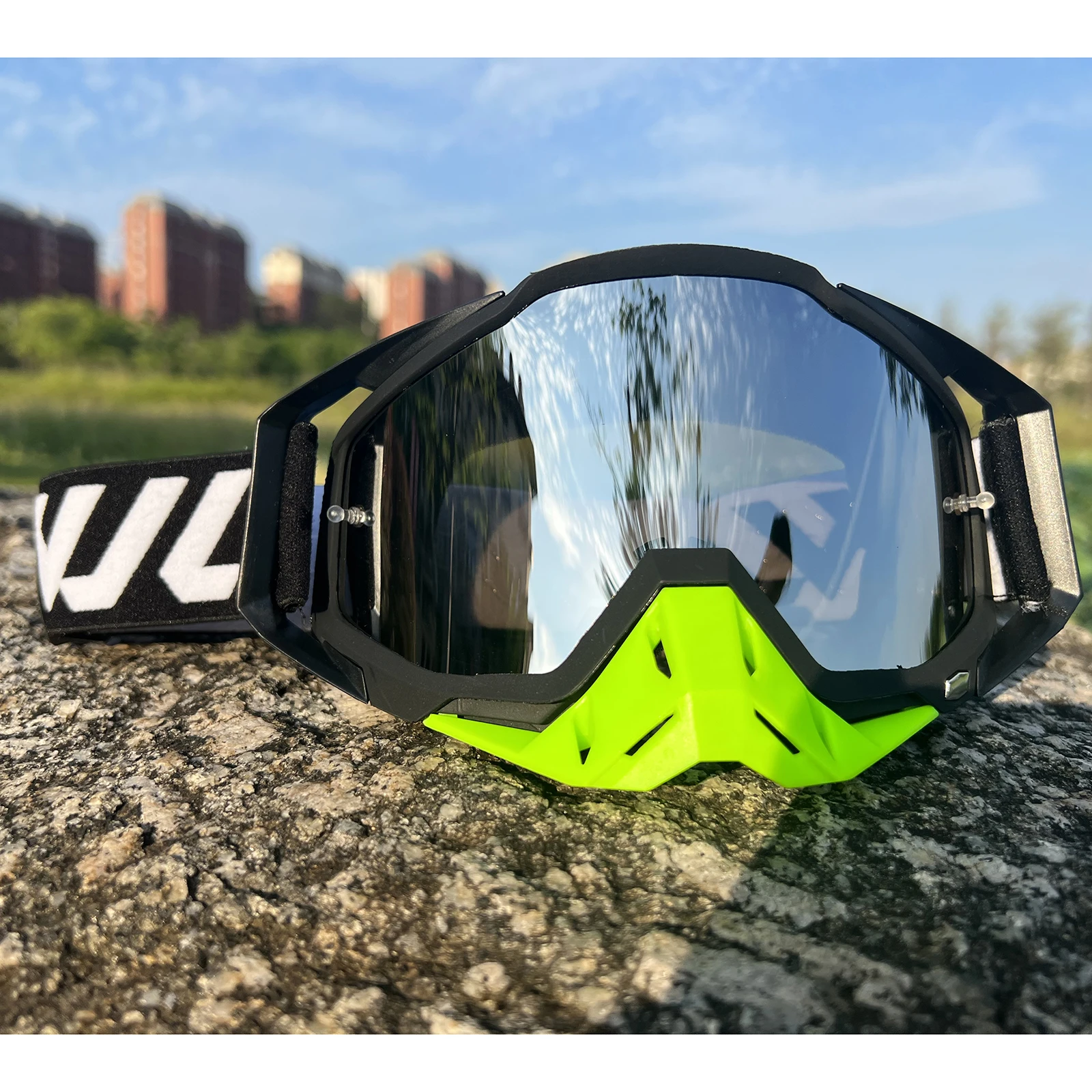 WJL-Lunettes de soleil de motocross pour homme, masque RL VTT, protection  coupe-vent, ski, cyclisme, course, lunettes tout-terrain - AliExpress