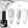 VOKY 7ML Crystal Cat Eye Gel Polishing Glitter Translucent Color Magnetic nail polish Salon DIY at home, gift for women 2