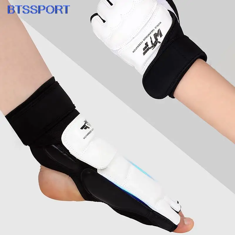 

1 пара, Кожаные боксерские аксессуары для тхэквондо