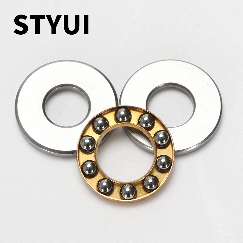 2pcs 평면 축 스러스트 볼 베어링 미니 F2-6M F2.5-6M F3-8M F5-10M F6-12M F7-15M F8-16M F10-18M F12-21M F12-23M 3-in-1