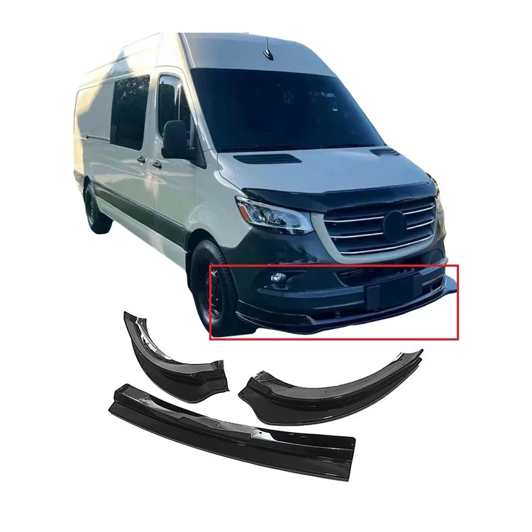 

For 18-23 Models Of The Sprinter (w907) 3-piece Mp Front Lips Body Kit