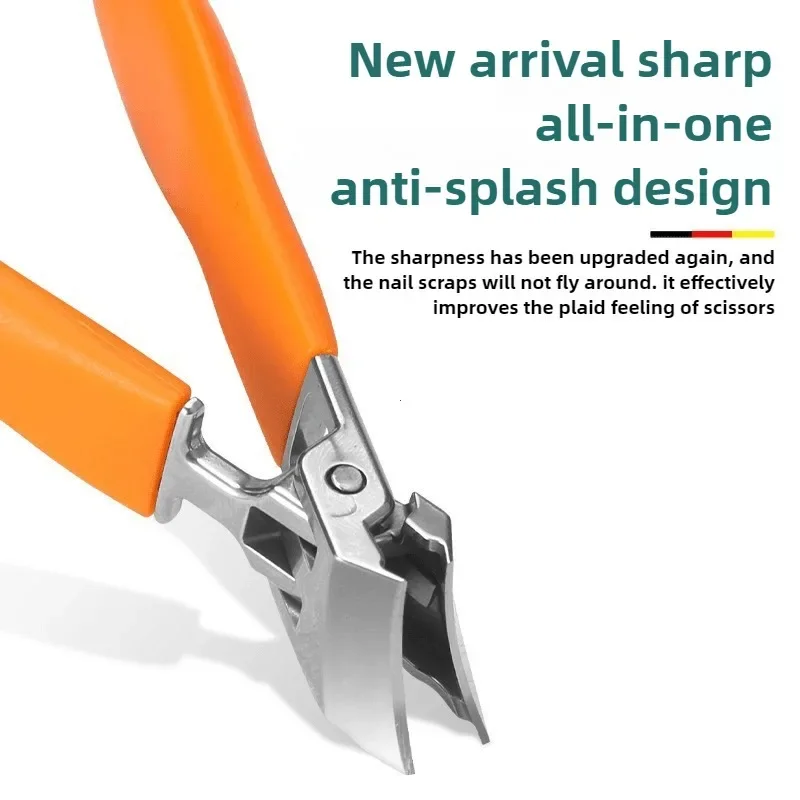 Special Anti-splash Nail Clippers Large Size ABS Toenail Cutter Diagonal Pliers Manicure Tools Household  Nail Clipper 2