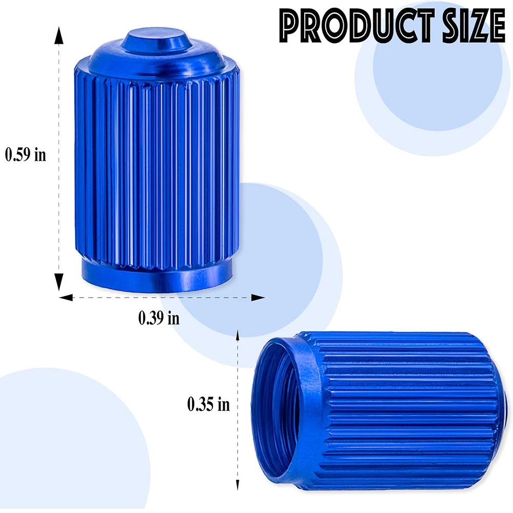 4pcs 수직 줄무늬 실린더 알루미늄 자동차 타이어 밸브 스템 캡 라운드 합금 오토바이 타이어 밸브 커버 슈레이더 자전거 밸브