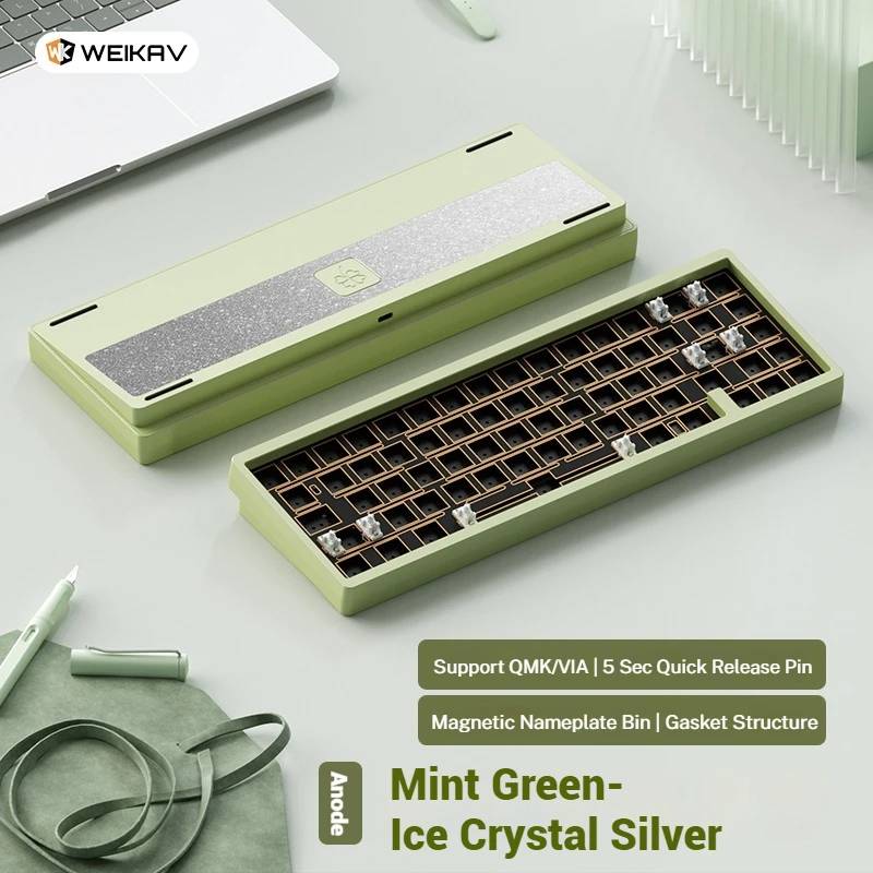 WEIKAV Lucky65 V2 Mechanical Keyboard Kit Aluminium Tri-mode