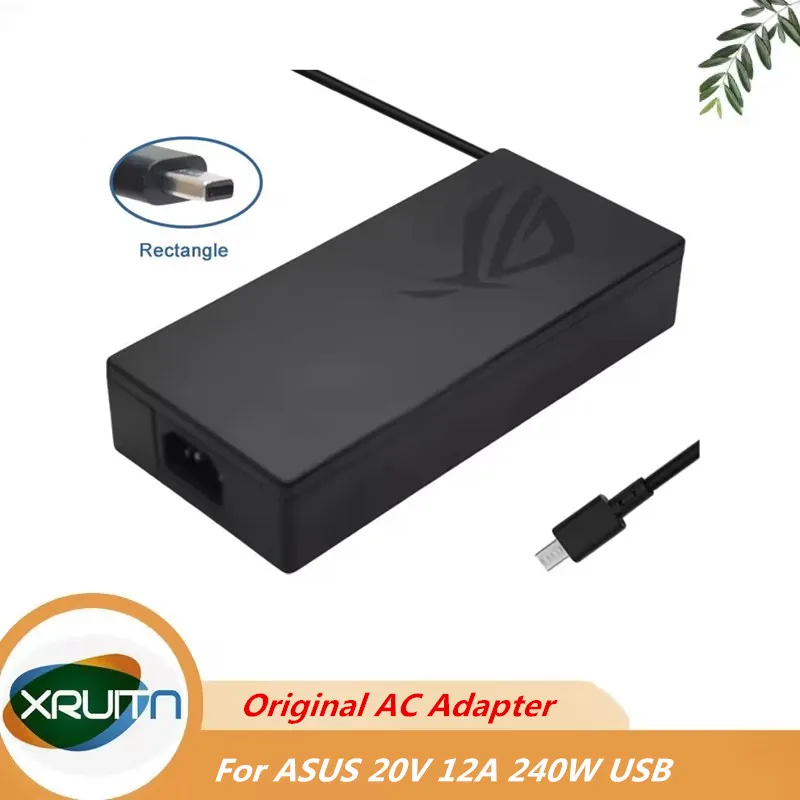 Genuine 20V 12A 240W Rectangle Conn ADP-240EB B/C AC Adapter