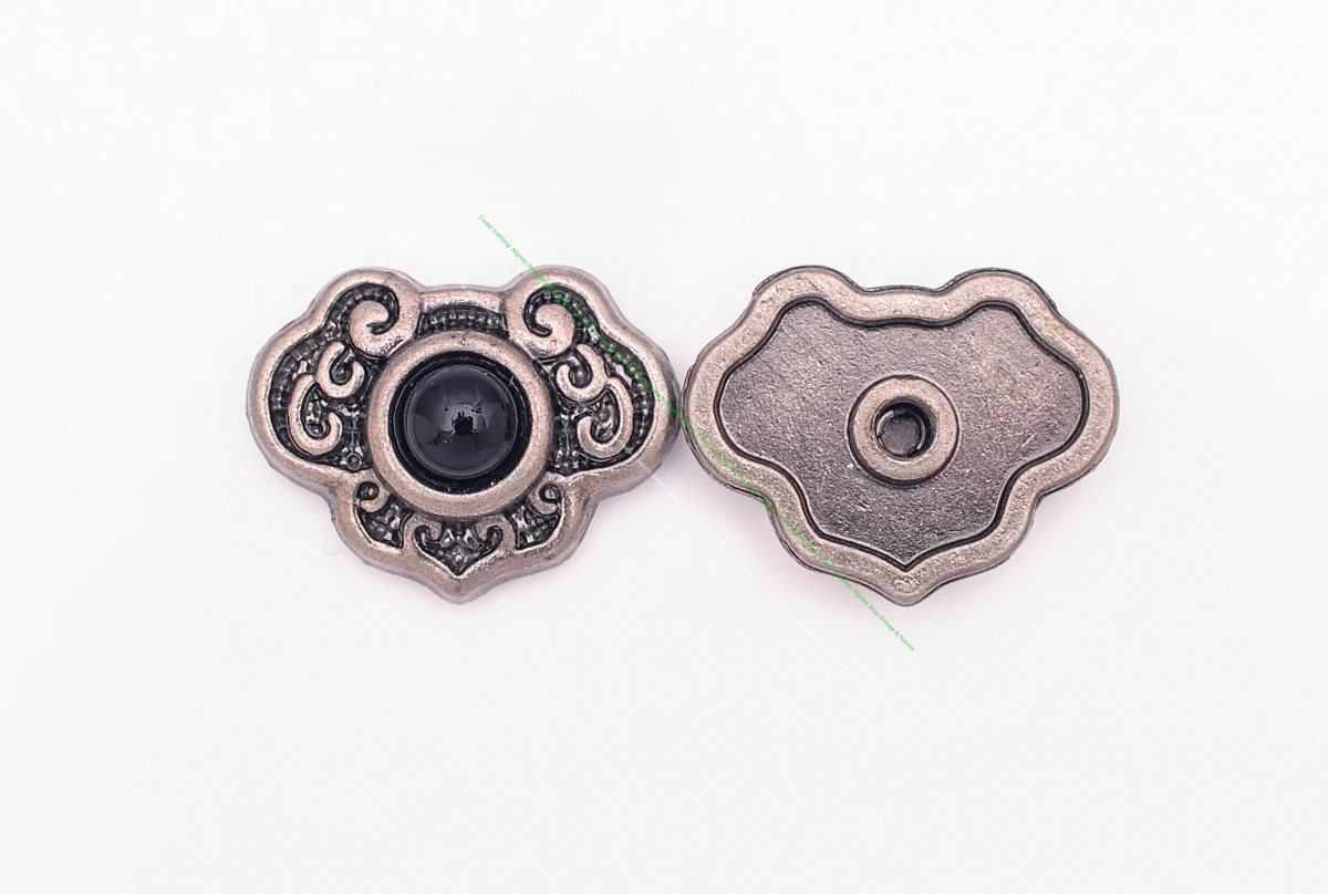 10 Stück 15*20mm Vintage Deko-Elemente für Geldbörsen, Lederarbeiten, Kragen-Accessoires, Conchos, DIY Handarbeit, Leder-Schraubverschluss für Geldbörsen – Detail 15