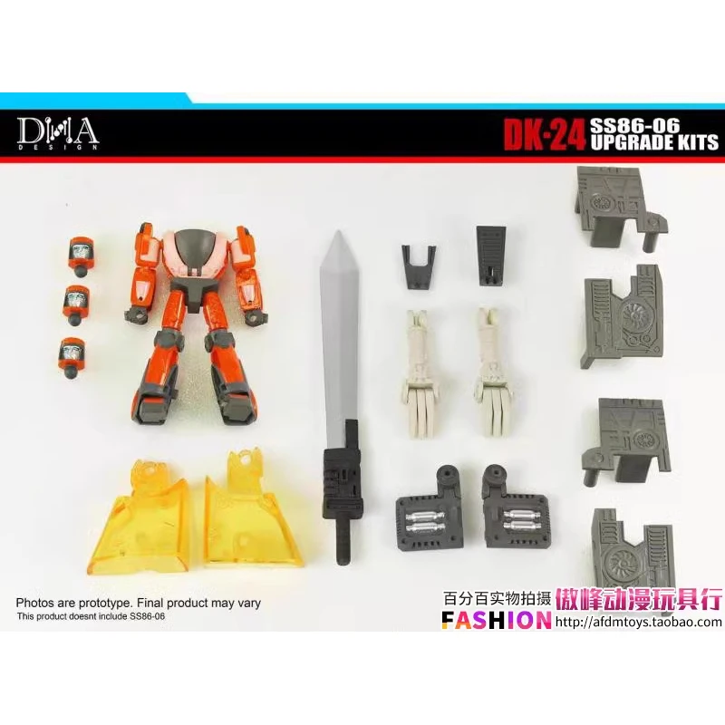 Argin Stock】Nuovo Dna Design Dk-24 Kit Di Aggiornamento Per Ss86-06 Grimlock Trasformazione Delle Ruote Modello Di Robot Accessori Per Action Figure G