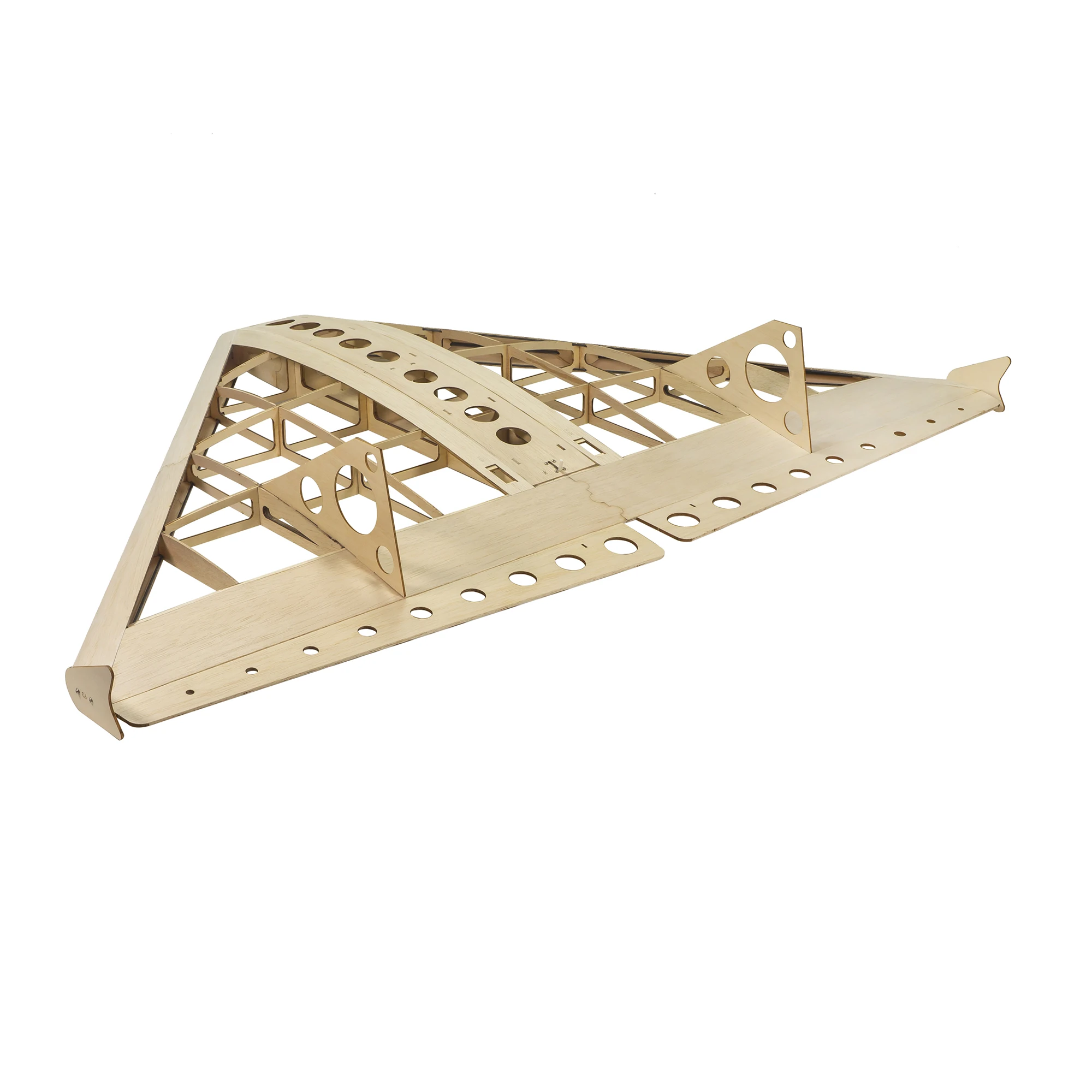 Détail du cockpit du planeur RC 1000mm d'envergure, modèle T1104B, avec hélice et train d'atterrissage.
