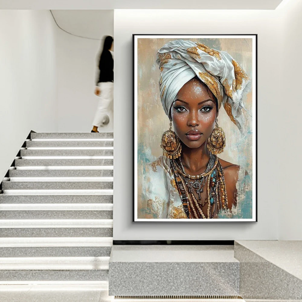 African Woman Canvas Art 5