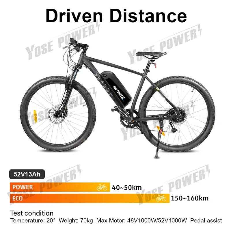 52V 13Ah Hailong Lithium Li-Ion Ebike Battery Electric Bicycle Motor