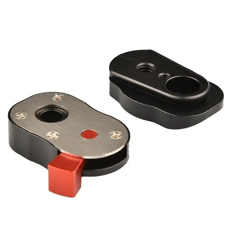 Camera Mount Plate Mini Field Monitor Quick Release Plate For LCD Monitor Magic Arm LED Light Camera Camcorder Rig