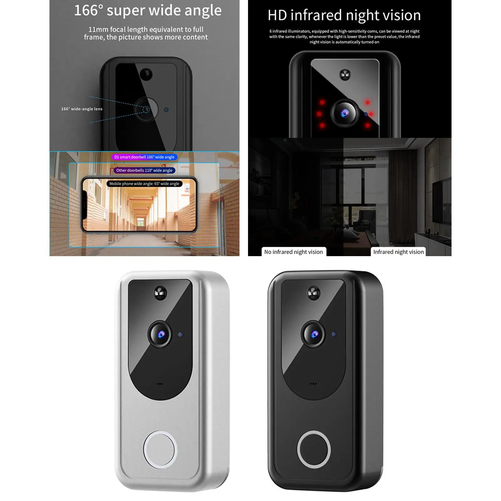  Video Doorbell Digital Visual ,Mini Video . Audio Storage