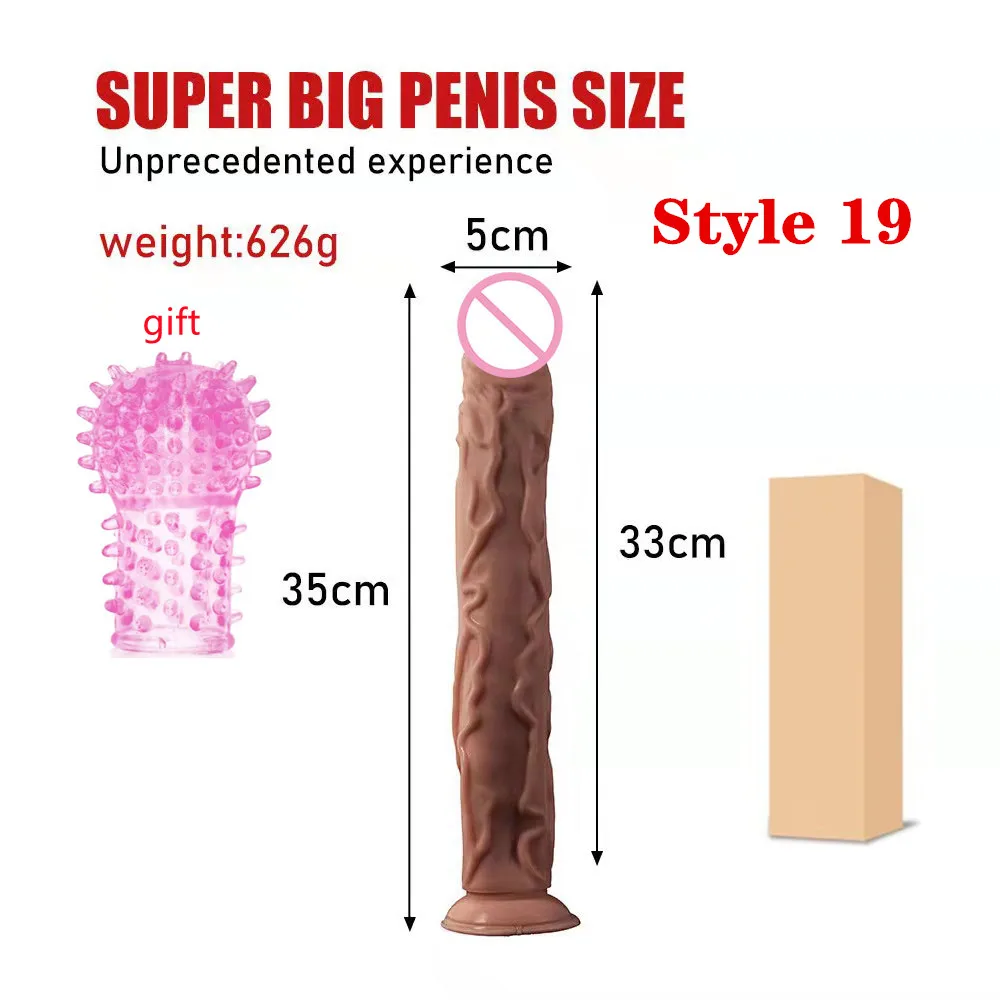 Realistic silicone dildo large penis thick female dildo sex toys G-spot vaginal stimulator female masturbation sex products sex toys