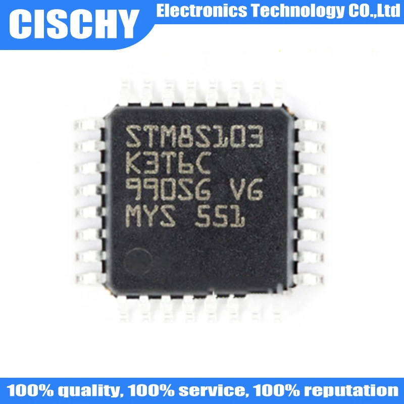 

5 шт./Лот STM8S103 STM8S103K3T6 8S103K3T6 QFP-32 В наличии