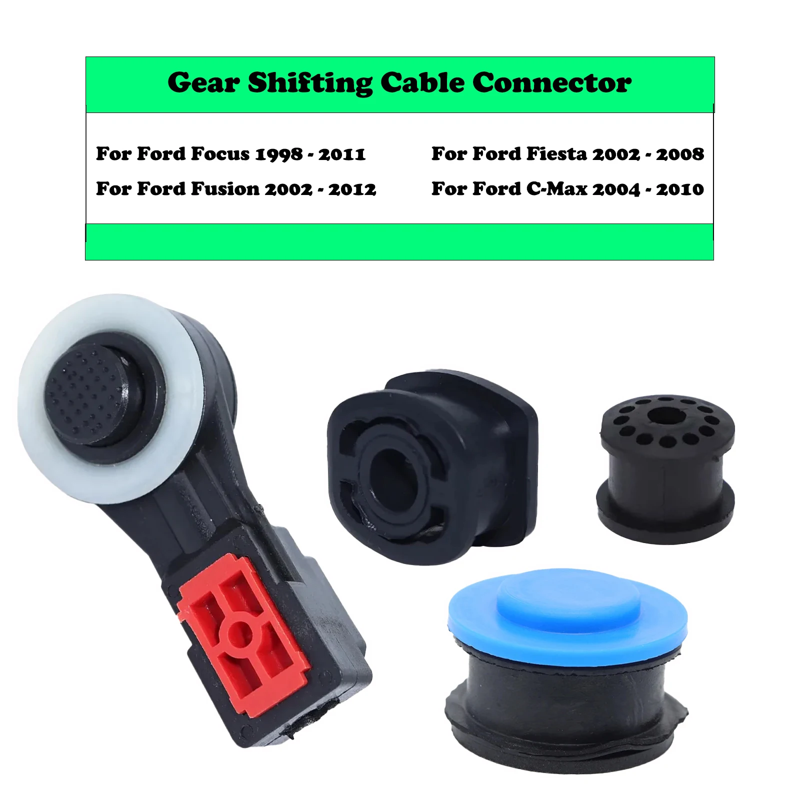 Gearbox Control Cable Repair Kit Gearbox Linkage Cable End Bush Repair Kit For Ford Focus MK2 Fiesta MK5 MT Pull Head Shifter Lever Wearable Replacement Parts