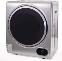 NEW Tumble Dryer Silver w/Digital Timer Automatic Portable Electric RV Apartment Clothes Laundry Compact 1