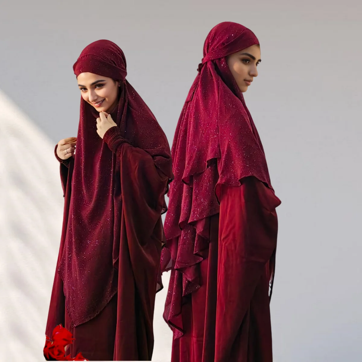 Midnight Grace Khimar S40cf4e926fe0462bb0ba9076d5554b72A