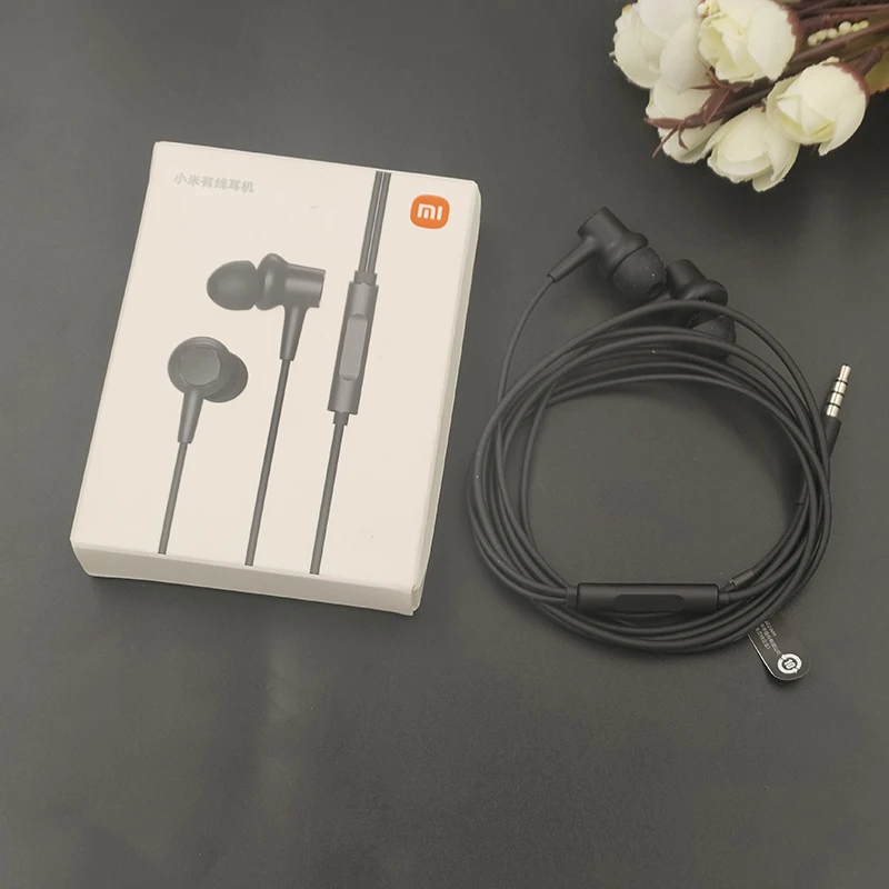 Original Xiaomi In Ear Earphone Wire Control Stereo Headset