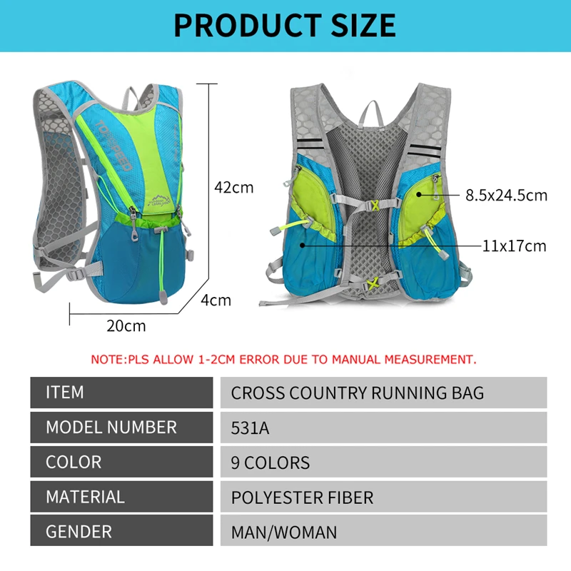 Running Backpack Bicycle Cycling Backpack Run Bag ... – Vicedeal