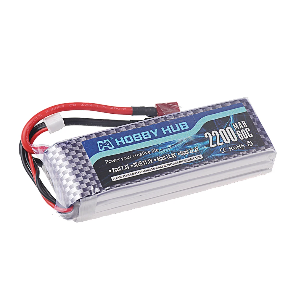 Empilement de batteries LiPo 11.1V 2800mAh et 3000mAh avec connecteurs XT60 pour avion modèle