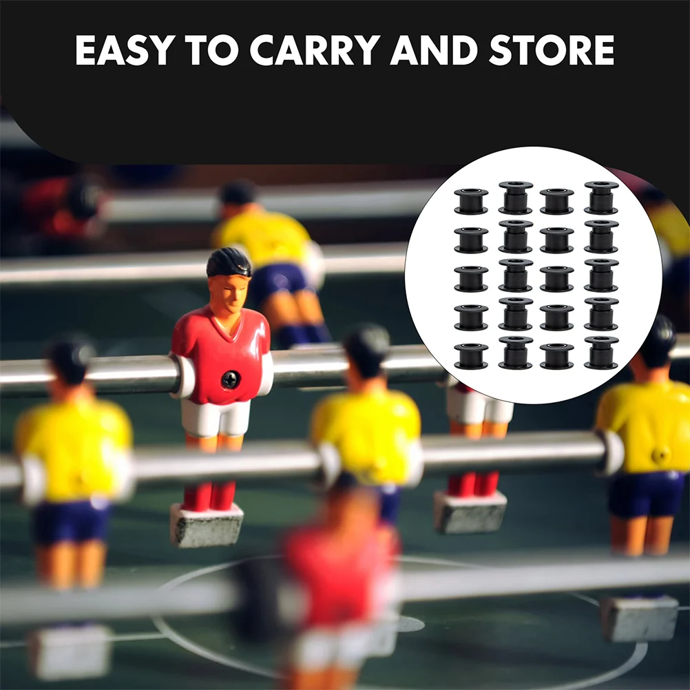 10 Pcs Football Machine Bearing Foosball Table Parts Accessories Universal Rod Bearing Table Soccer Bushings Foosball Supply