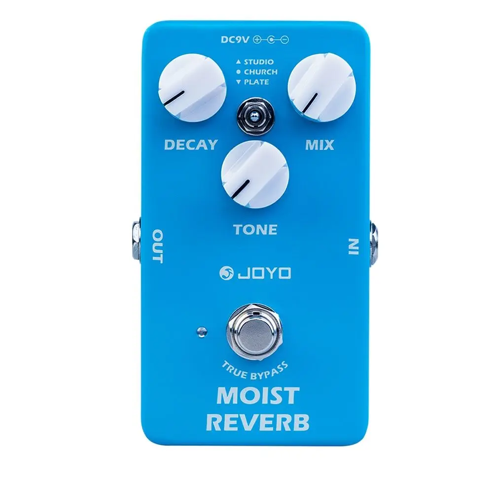 

JOYO JF-20 Moist Reverb Guitar Effects Pedal Digital Electric 3 Reverb Modes Studio Church Plate Guitar Music Band Parts Pedal