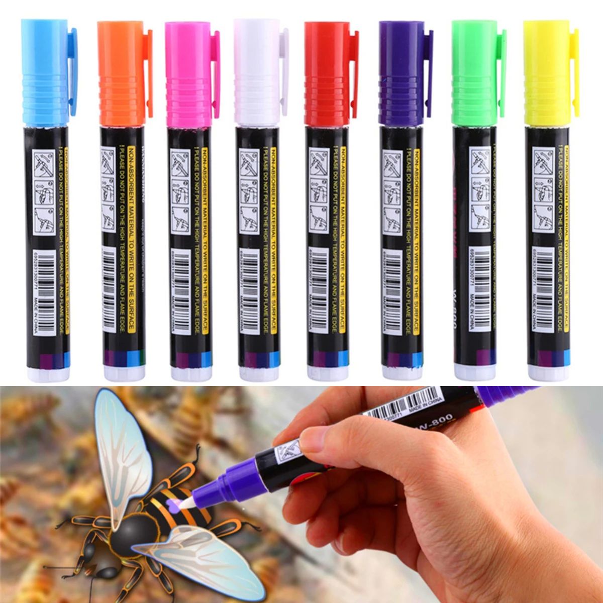 Multi-color Queen Bee Marker Pen 1Pc for Beekeeping