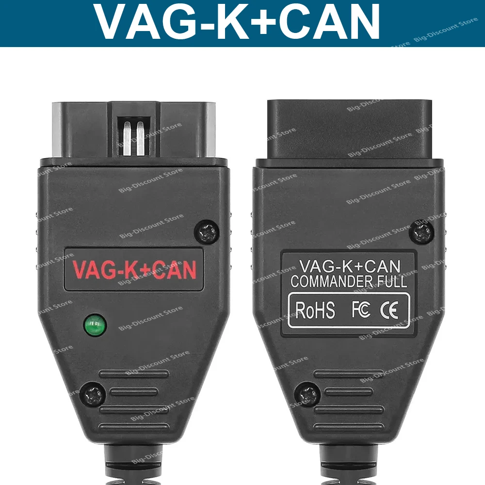 Vag K-Can Commander 1.4 Ftdi Muslimk + Can 1.4 Obd2 Auto Car Diagnostic Tools Interfaccia Com K-Line Cable Per Vw/Audi Obd 2