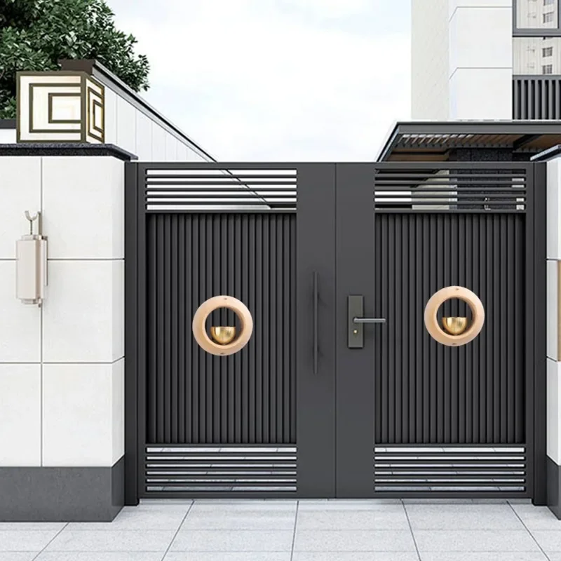 Campanelli Magnetici In Legno E Ottone - Suono Zen Per Frigorifero, Porte, Decorazione - Foto 11