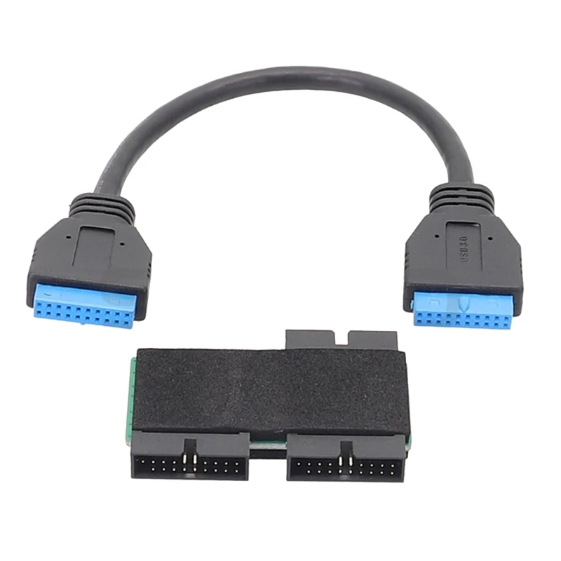 

19Pin Usb Adapter Connector 1 Usb 19Pin Female To 2 19pin Male Converter Hub