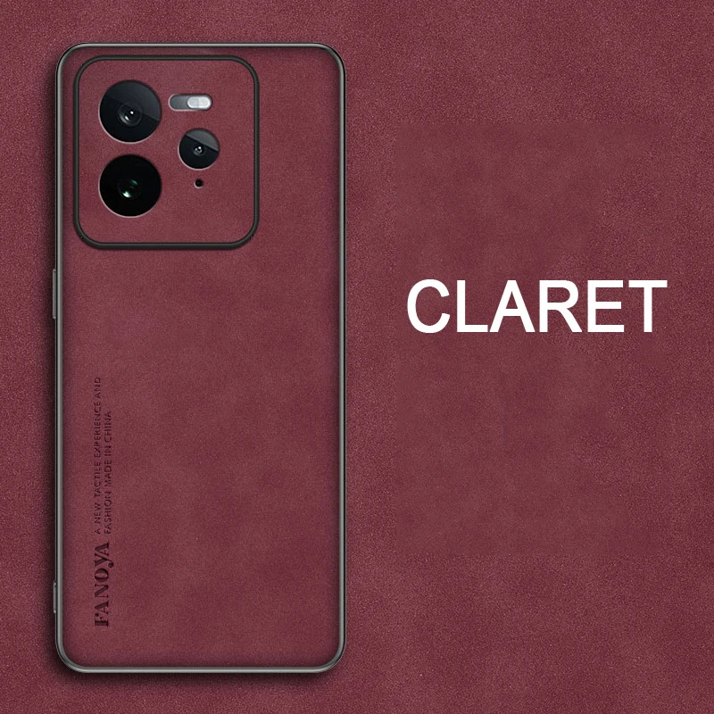 Premium Shockproof Matte Leather Case with Soft Skin Feel