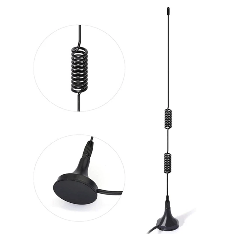 50 ohm AM/FM Antenna Stereo Receiver Home Theater Receiver Tuner Magnetic Base FM Radio Antenna For Indoor Video Accessory radio antenna