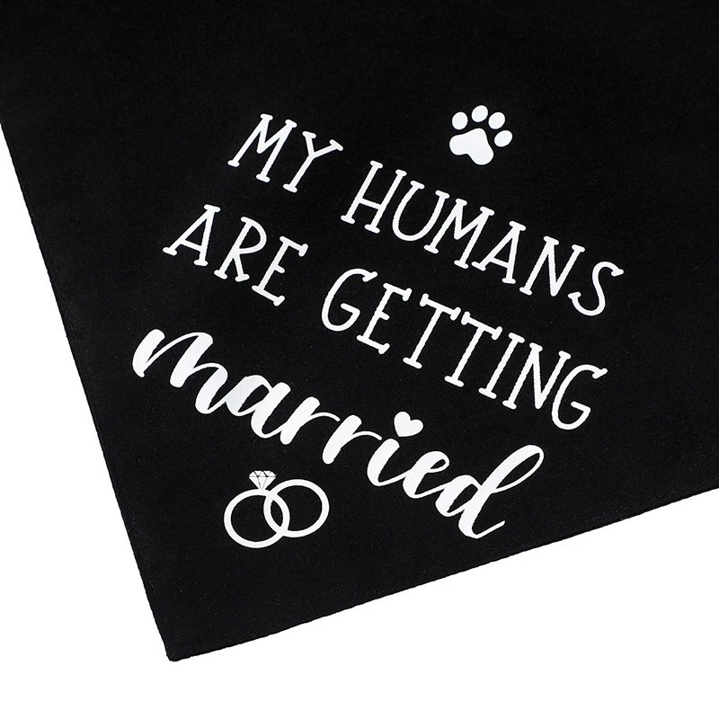 Title 9, Fashion Dog Wedding Triangle Bandanas Letter Pa...