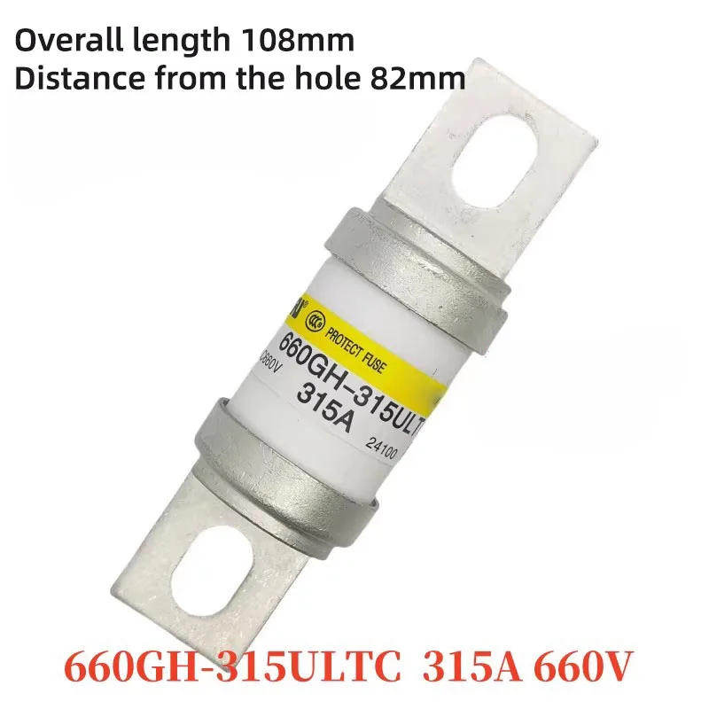 660GHX125 660GH-100A80A63A40A160A250A315ULTC 350A32A 660V 과부하 보호 ULTC 퓨즈 튜브 새롭고 오리지널 브랜드의 새로운 버전