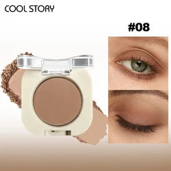 Nude Elegance Eyeshadow & Face Palette: Matte & Shimmer Collection, Smooth & Long - Lasting Formula (08 Medium Brown)