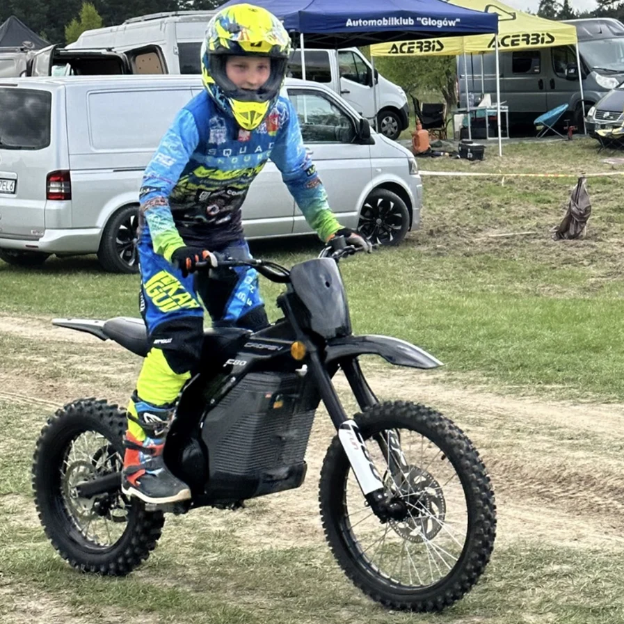 STLF Caofen F8 Factory 72V30Ah 48Ah 60Ah 12000W High Speed 85KM Mid Drive Electric Enduro Motocross Off-road Motorcycle Electric - Image 6