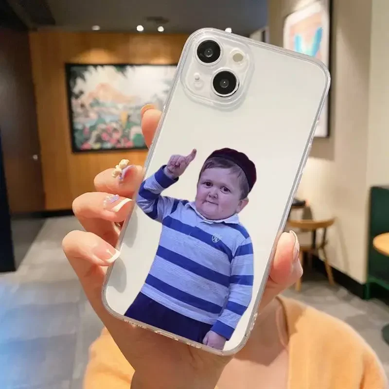 Comical Hasbulla Transparent Phone Case - Soft Protective Cover