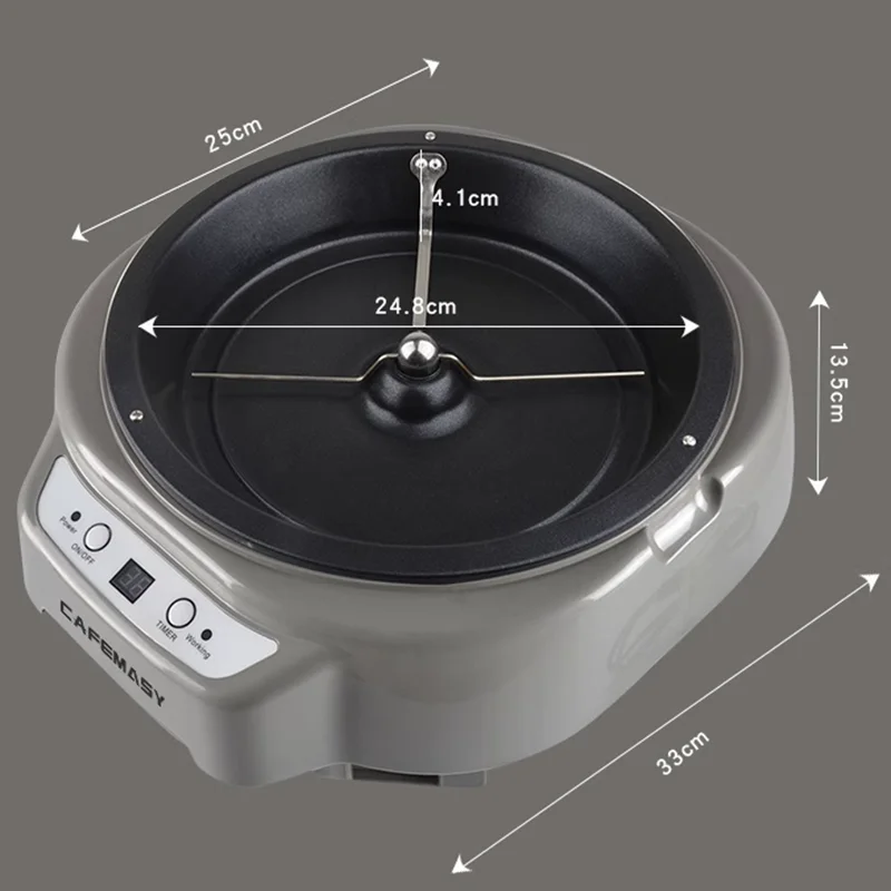 Electric Coffee Bean Roaster Baked Peanut Beans Baking Stove Popcorn Make Dryer Roasting Machine Grain Drying