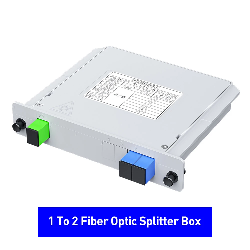 ZoeRax SC/APC zu UPC Fiber Optic Splitter Box (1 zu 2/4/8/16) Kassette Karte Einsetzen PLC Splitter FTTH Fiber Coupler Splitter