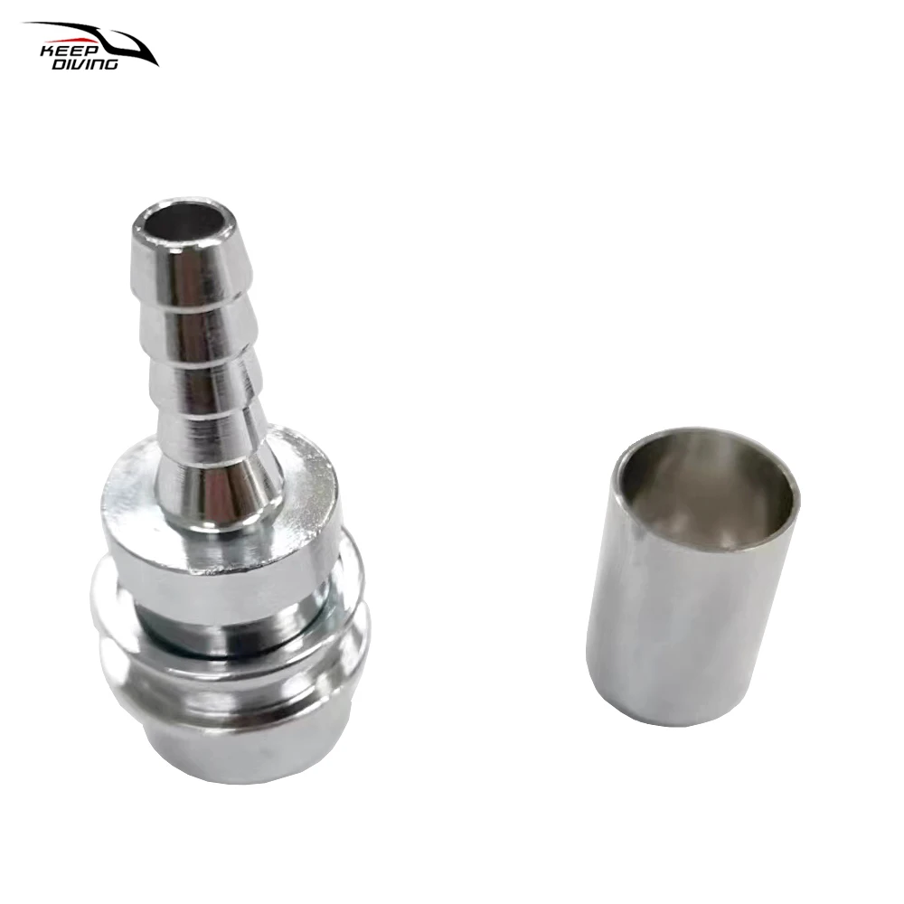 Scuba Diving Regulator BCD Low Pressure Hose Quick Disconnection Adaptor Connect Power Inflator Rubber hose Diving Accessory