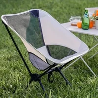 Portable Camping Moon Chair Outdoor Detachable Camping Seat Ultralight Folding Beach Fishing Chairs Practical Small Picnic Chair 1
