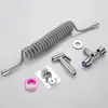 304 Stainless Steel Spray Gun Shower Handheld Bidet Sprayer Set Handheld Toilet Bidet Faucet Sprayer Shower Nozzle Self Cleaning 6